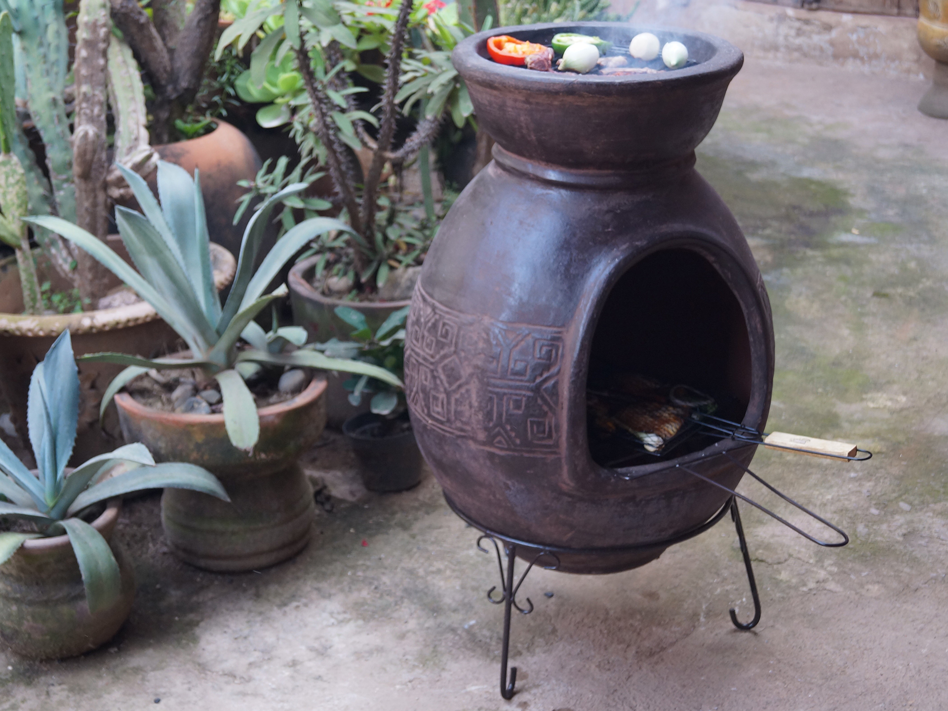 Kamer zege hoofdpijn Sol-y-Yo // Grote Chimenea Mexicaanse tuinkachel Barbecue XL Bruin | Snel  geleverd!