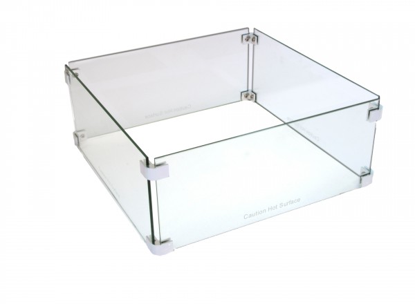 Adezz Forno Brann glazen ombouw vierkant 42,5 x 42,5 x 18 cm